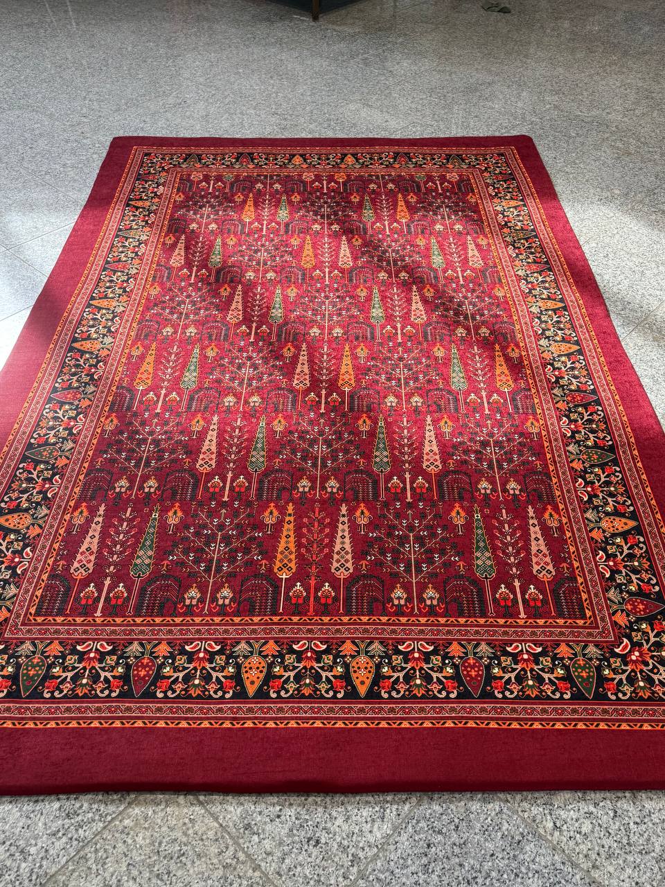 روفرشی کش دار مخمل شانل کد 2648