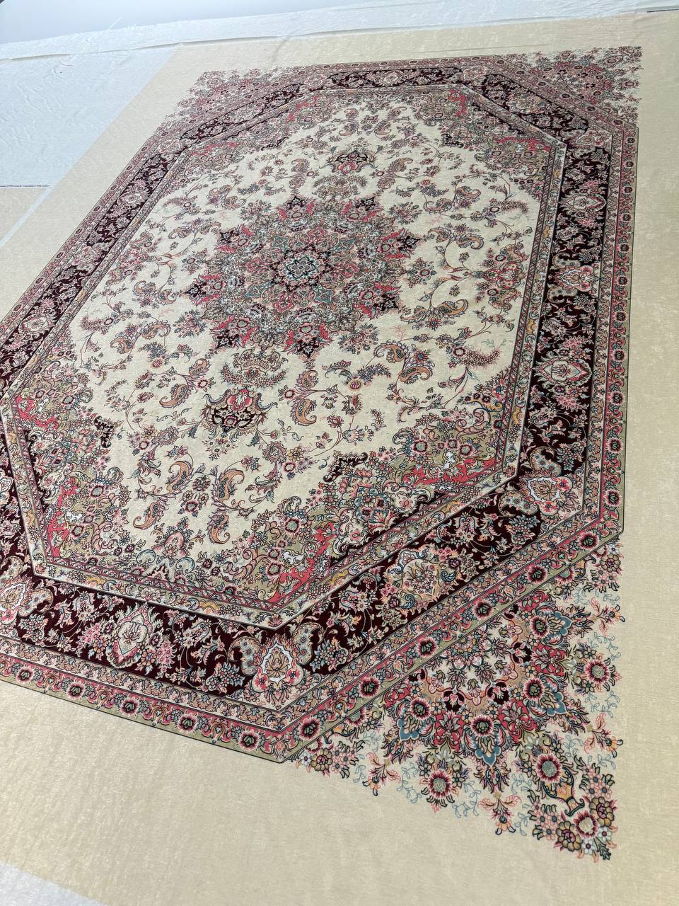 روفرشی کش دار مخمل شانل کد 0739