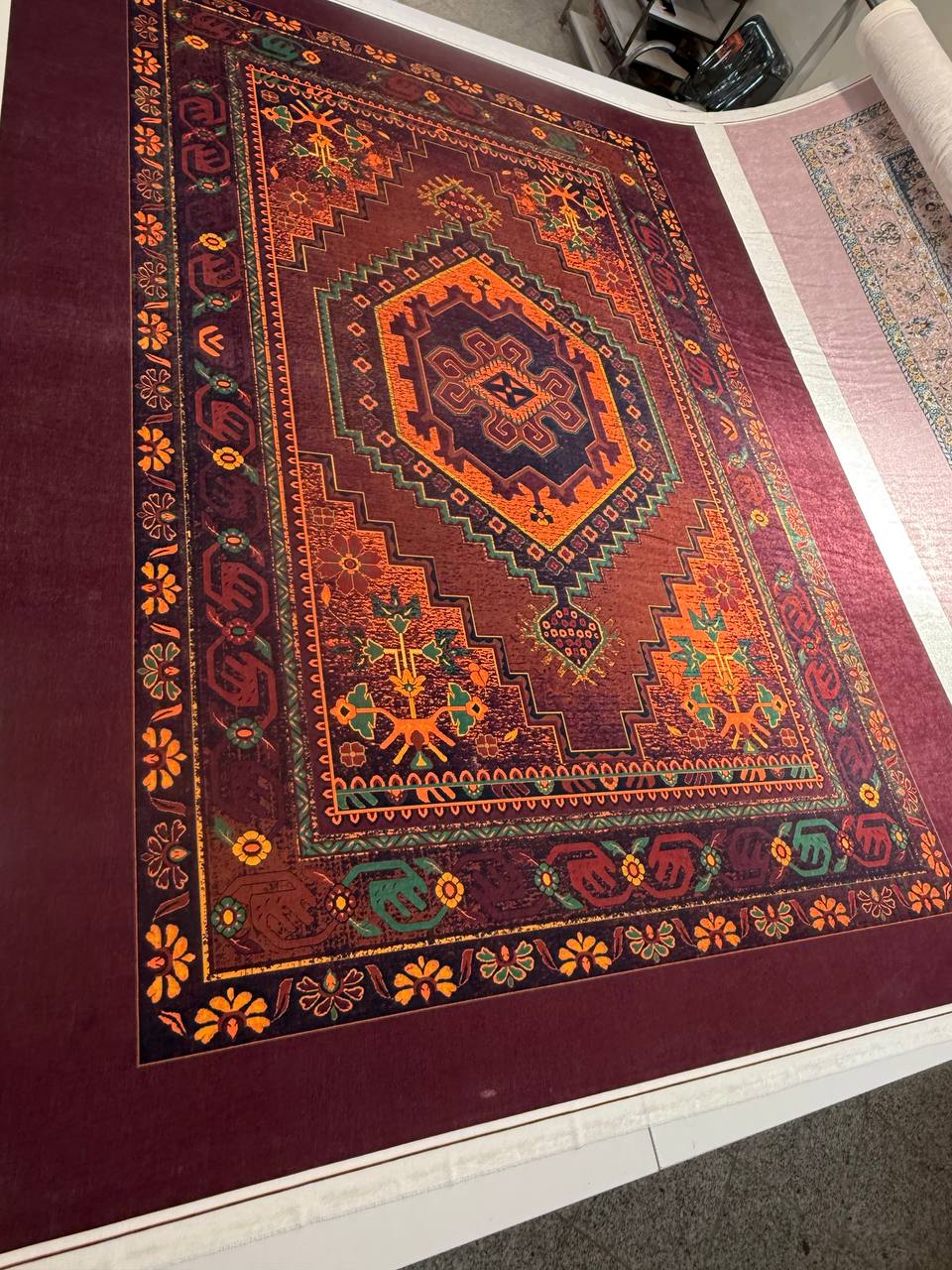 روفرشی کش دار مخمل شانل کد 2595