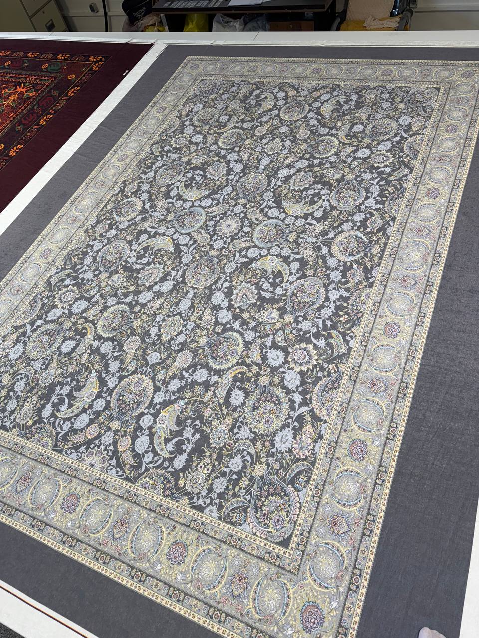 روفرشی کش دار مخمل شانل کد 1393