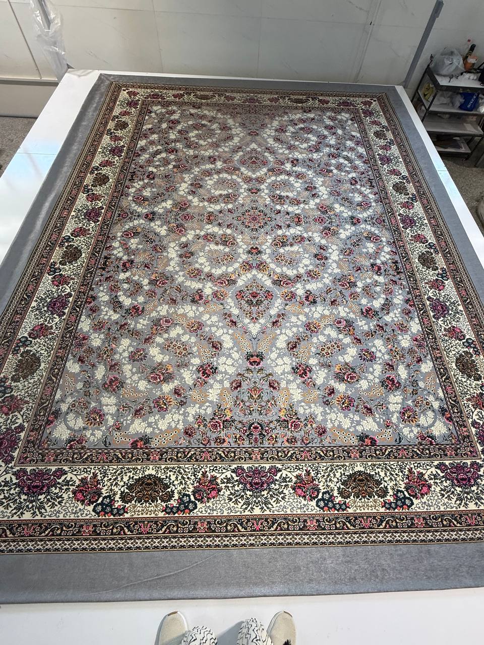 روفرشی کش دار مخمل شانل کد 2534