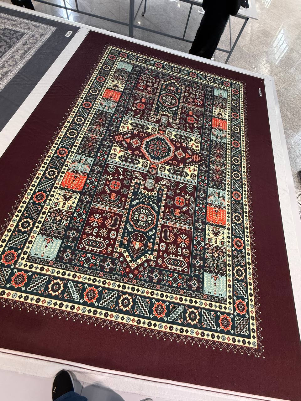 روفرشی کش دار مخمل شانل کد 1141