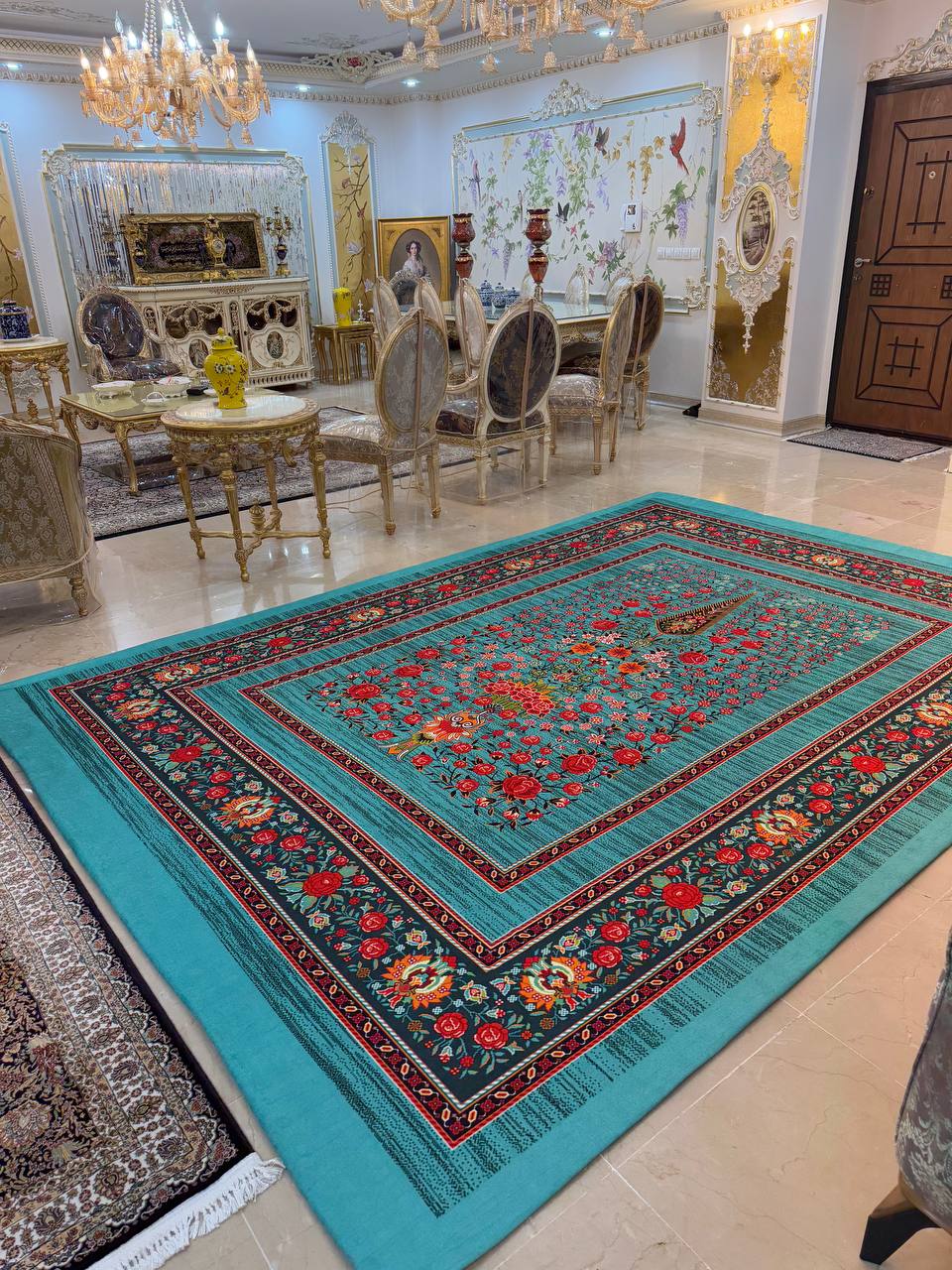 روفرشی کش دار مخمل شانل کد 2652