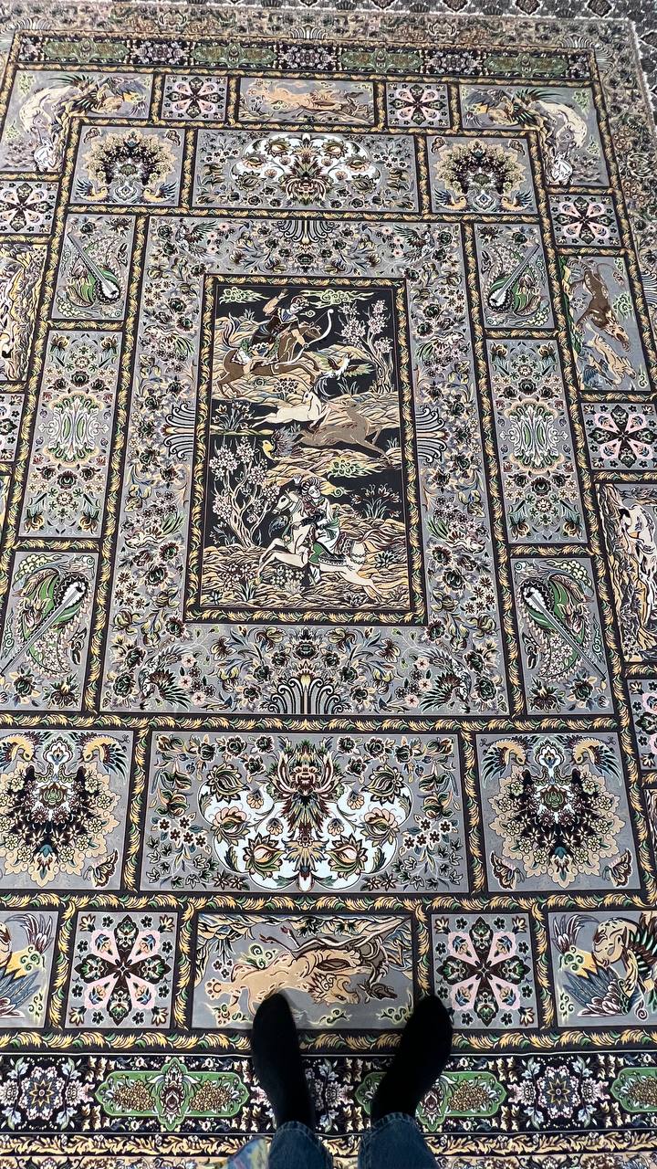 روفرشی کش دار مخمل شانل کد 0590