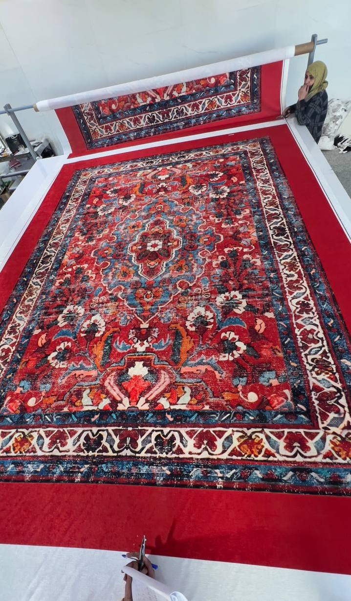 روفرشی کش دار مخمل شانل کد 3919