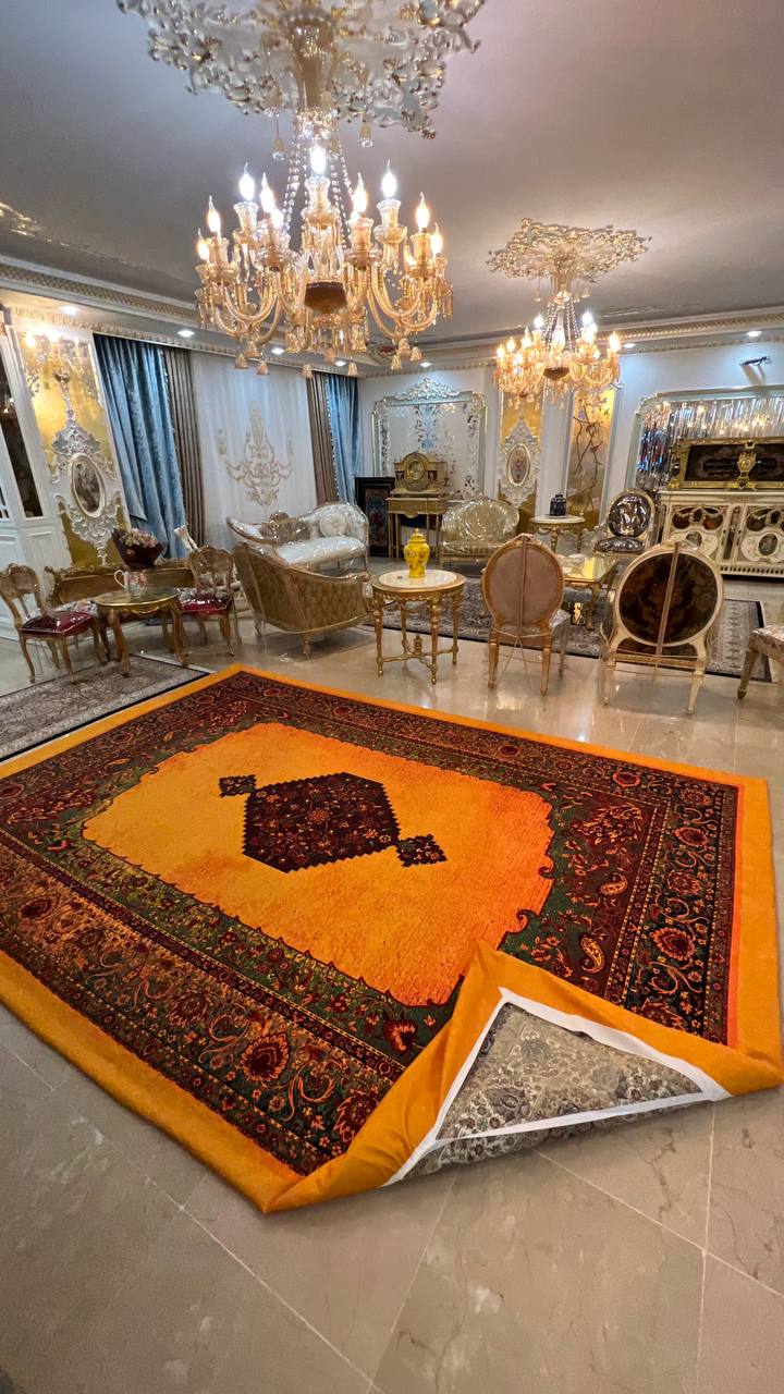 روفرشی کش دار مخمل شانل کد 3528