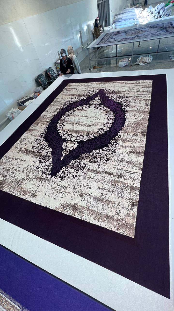 روفرشی کش دار مخمل شانل کد 4080