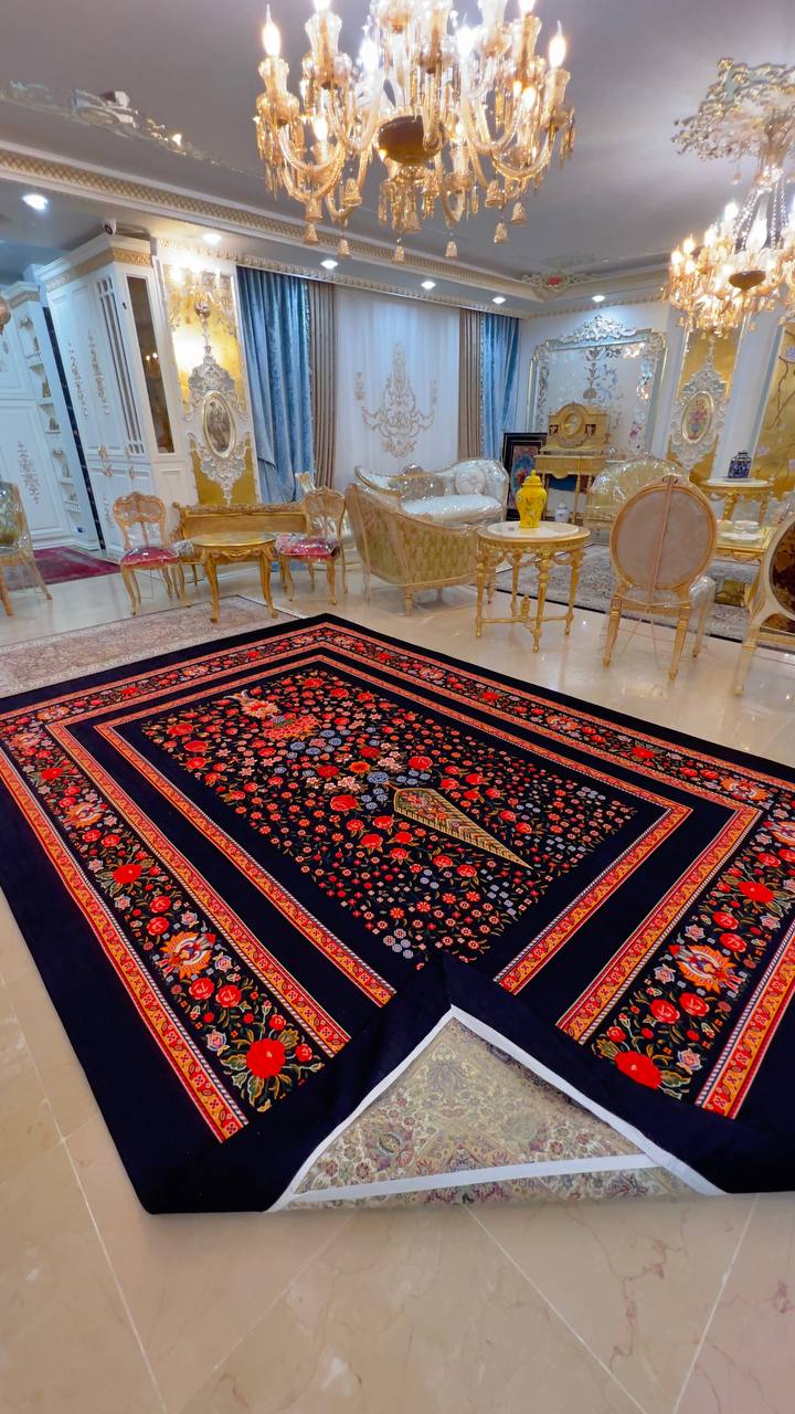 روفرشی مخمل شانل کد 2642