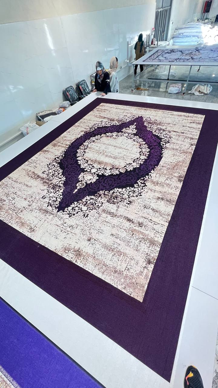 روفرشی کش دار مخمل شانل کد 1585