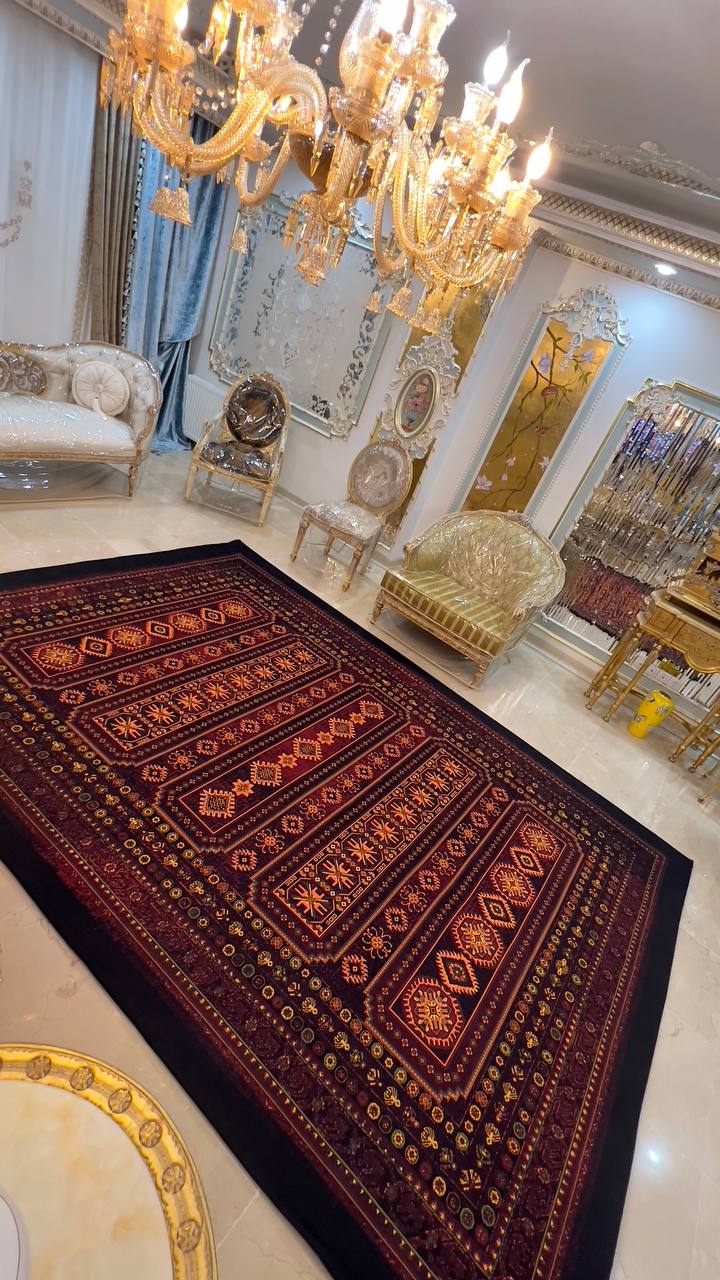 روفرشی کش دار مخمل شانل کد 2590