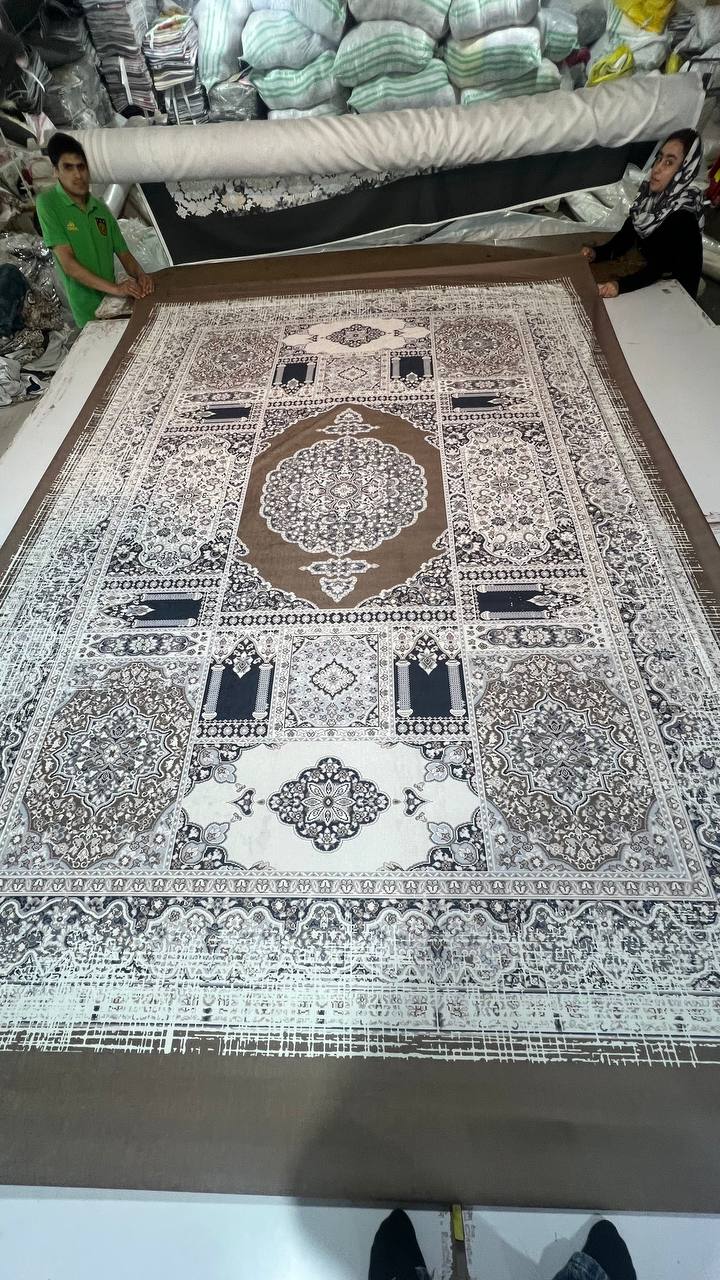 روفرشی کش دار مخمل شانل کد 1789