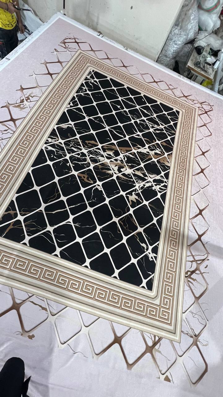 روفرشی کش دار مخمل شانل کد 1809