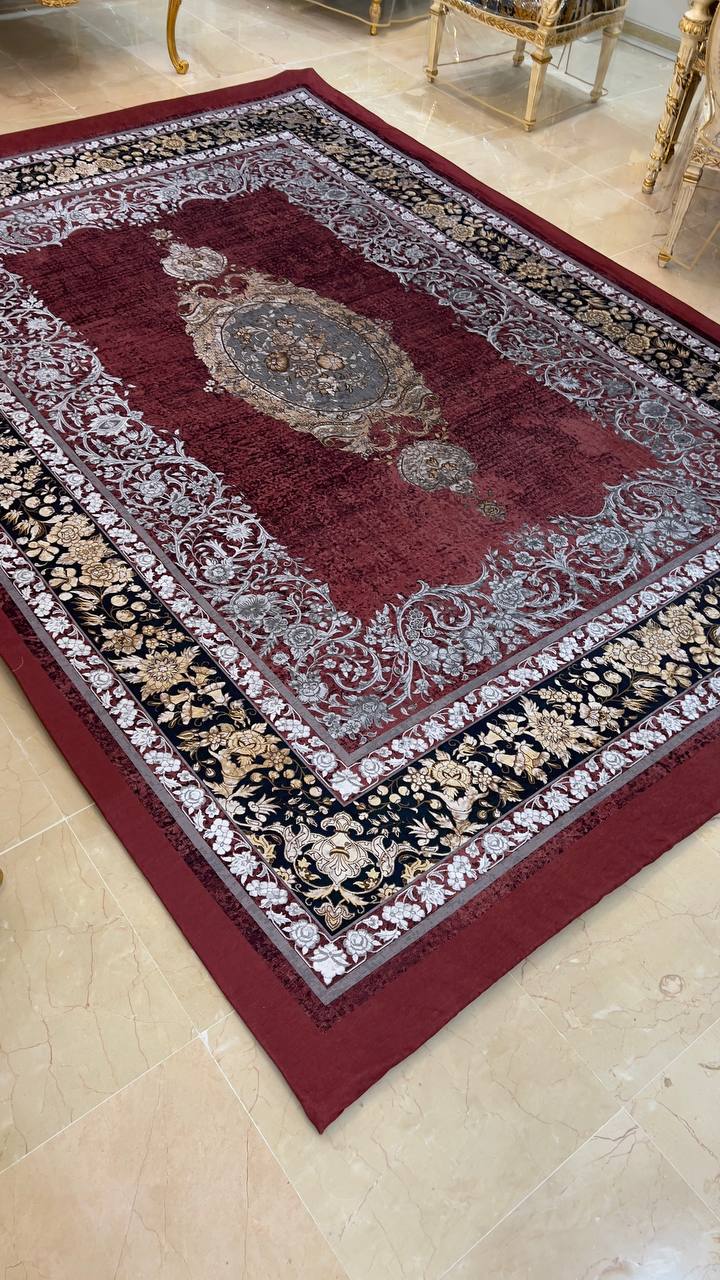 روفرشی کش دار مخمل شانل کد 1991