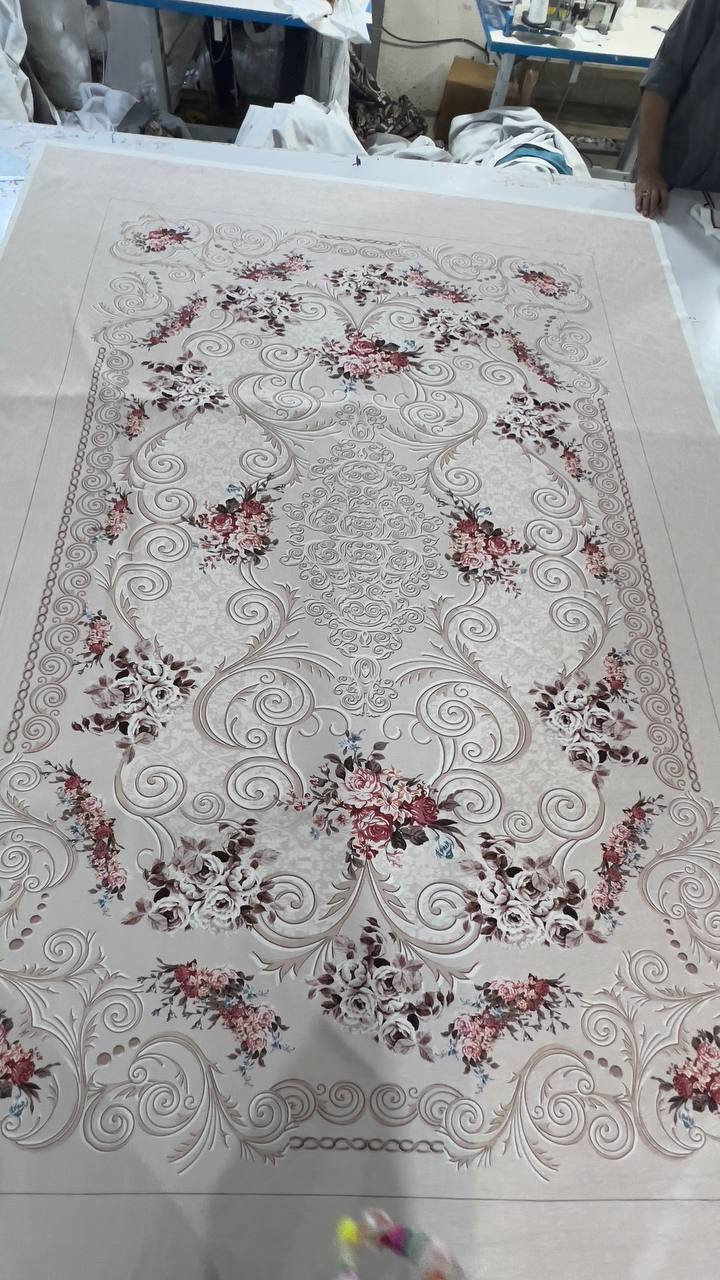 روفرشی کش دار مخمل شانل کد 0193