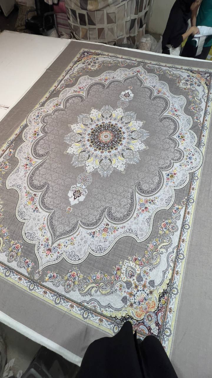 روفرشی کش دار مخمل شانل کد 1452